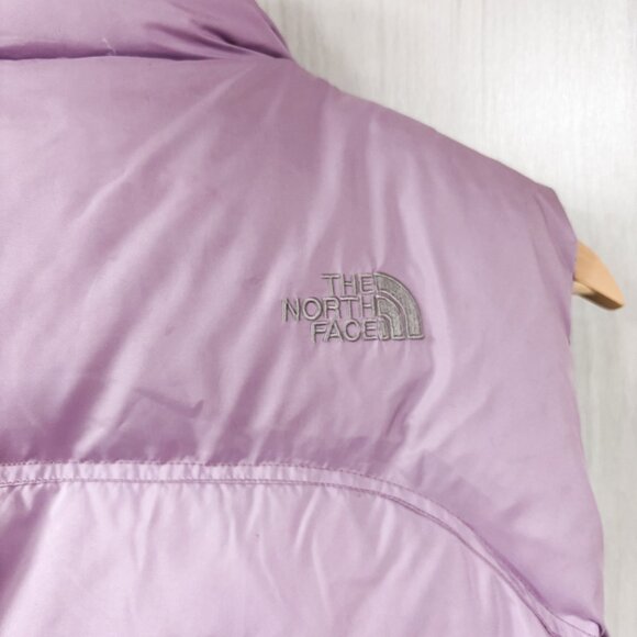North Face Womens Purple Nuptse Vest Medium 96 Retro Winter Puffer Bubble Jacket - Picture 5 of 7